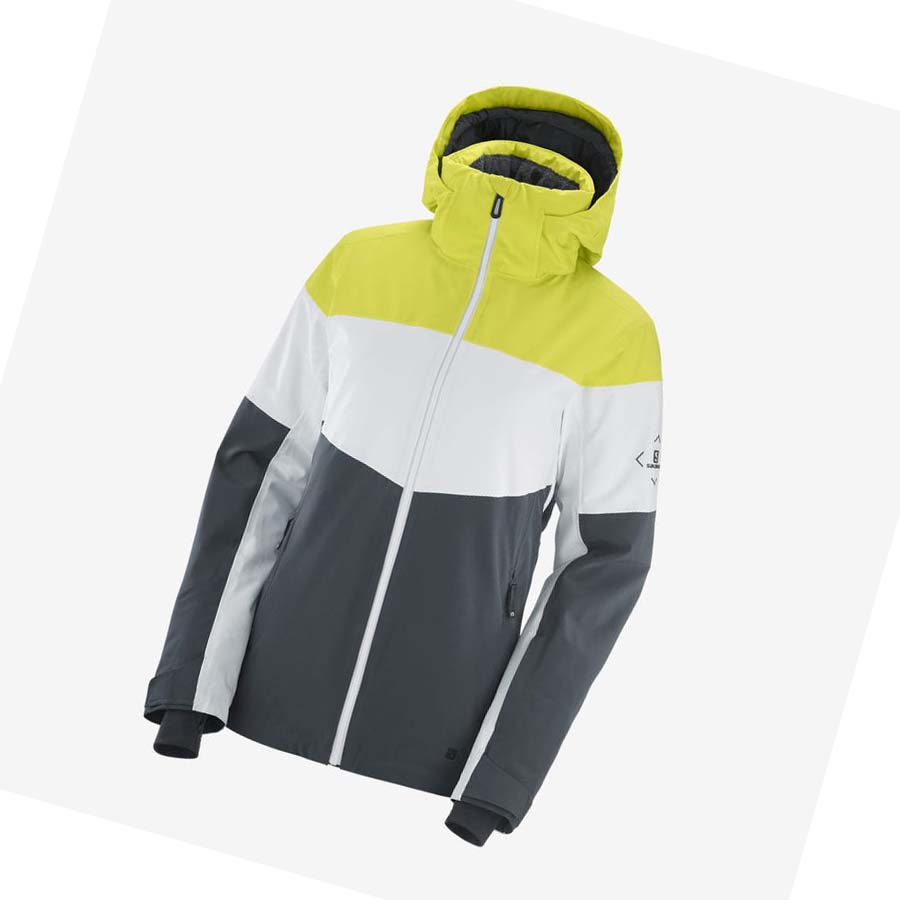 Chaquetas De Esquí Salomon SLALOM Mujer Verdes | MX 2404AHK